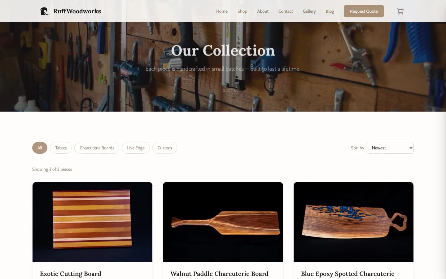 Shop index